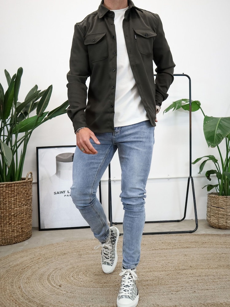 CAPO Dark Green Overshirt - Image 3 of 3