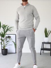 CAPO Natural Crinkle Lightweight Sweat Top - Image 2 of 5