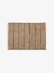 MADE.COM Black Hurley Woven Jute Doormat - Image 5 of 5