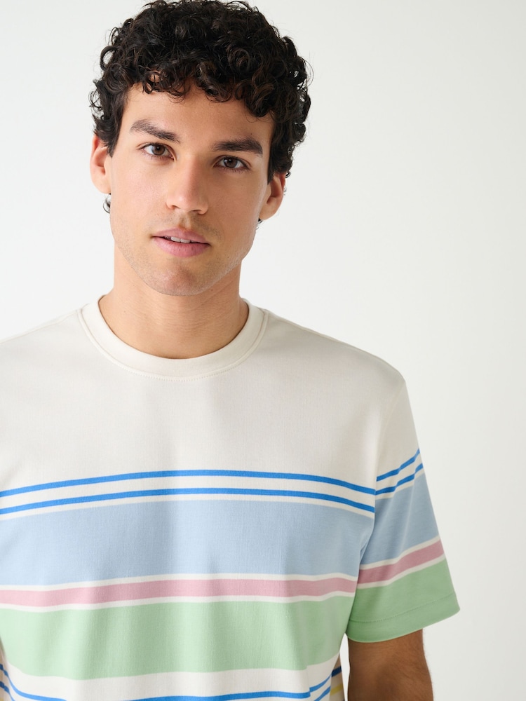 Ecru Smart Block T-Shirt - Image 4 of 4