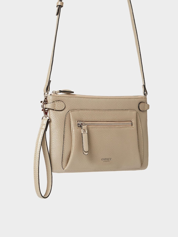 zlata (barva); zlato - Usnjena torbica za čez telo Osprey London The Ruby - Slika 2 iz 5