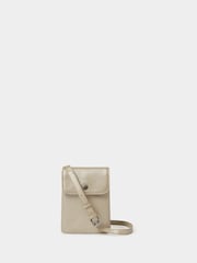 zlata (barva); zlato - Osprey London The Madison usnjena torbica za telefon - Slika 1 iz 5