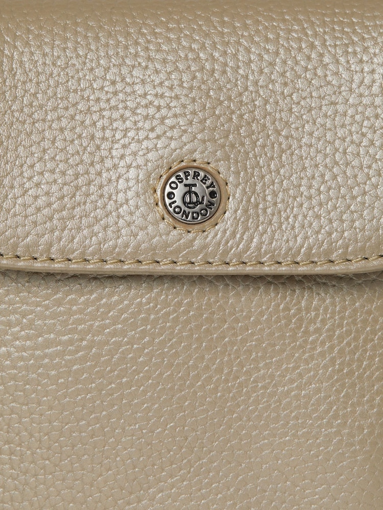 zlata (barva); zlato - Osprey London The Madison usnjena torbica za telefon - Slika 5 iz 5 zlata (barva); zlato - Osprey London The Madison usnjena torbica za telefon - Slika 5 iz 5