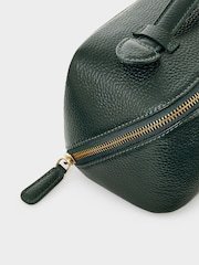 Osprey London Purple The Jet Set Leather Washbag - Image 4 of 5