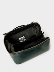 Osprey London Purple The Jet Set Leather Washbag - Image 5 of 5