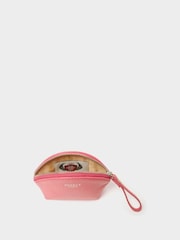 Osprey London Pink The Neptune Leather Mirror Card Holder & Small Pouch - Image 4 of 6