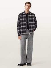 AllSaints Black Bayo Sherpa Jacket - Image 2 of 7