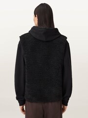 AllSaints Black Black Gilet - Image 4 of 6