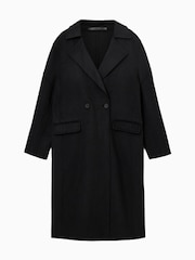 AllSaints Black SELLMA Coat - Image 7 of 7