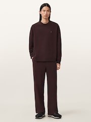 AllSaints Brown Asher Crew Neck Sweatshirt - Image 2 of 6
