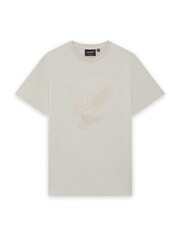 Lyle & Scott White Towelling Eagle T-Shirt - Image 1 of 1