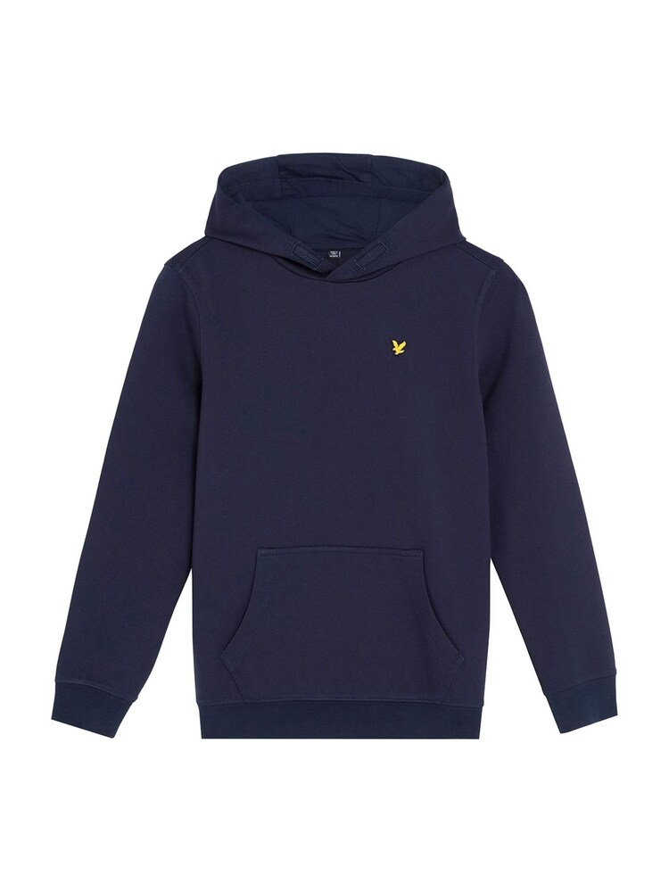 Lyle & Scott Dark Navy Fly Fleece Hoodie - Image 1 of 3