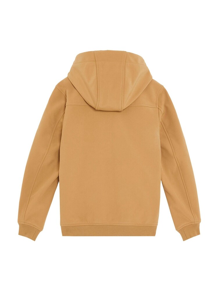 Lyle & Scott Brown SoftShell Hooded Jacket - Image 2 of 3