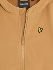 Lyle & Scott Brown SoftShell Hooded Jacket - Image 3 of 3