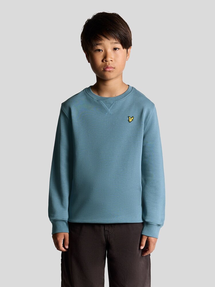 Lyle & Scott Blue Crew Neck Sweatshirt - Image 1 of 4