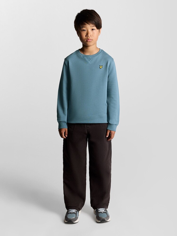 Lyle & Scott Blue Crew Neck Sweatshirt - Image 2 of 4