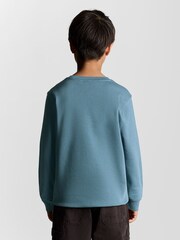 Lyle & Scott Blue Crew Neck Sweatshirt - Image 4 of 4