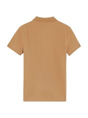 Lyle & Scott Brown L&S Monogram Polo Shirt - Image 2 of 3