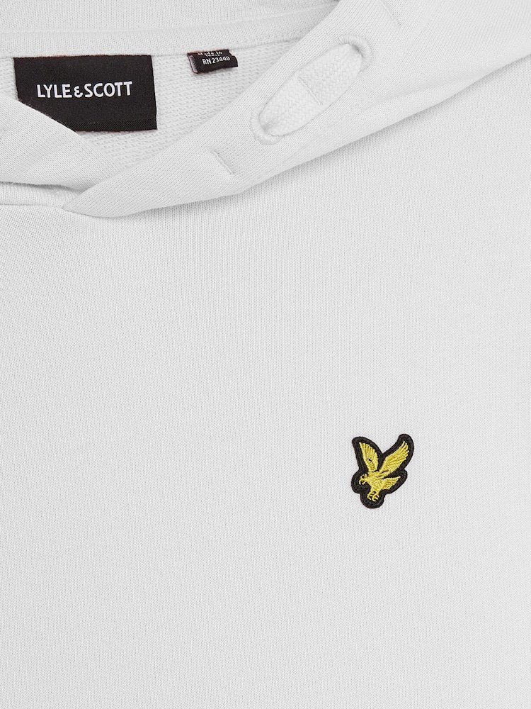 Lyle & Scott White Pullover Hoodie - Image 2 of 3