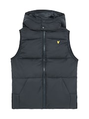 Lyle & Scott Blue Ripstop Quilted Gilet - Image 1 of 3
