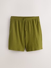 Khaki Green / Ecru White / Black - Co-ord T-Shirt And Shorts Set 3 Pack - Bild 3 von 10