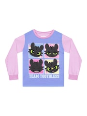 Character Purple How To Train Your Dragon Pyjama Set - Image 8 of 11