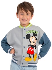 Character Grey Disney Mickey Mouse Bomber Jacket - Image 8 of 12
