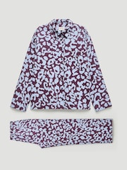 Hush Blue Brushed Cotton Animal Print Pyjamas - Image 7 of 7