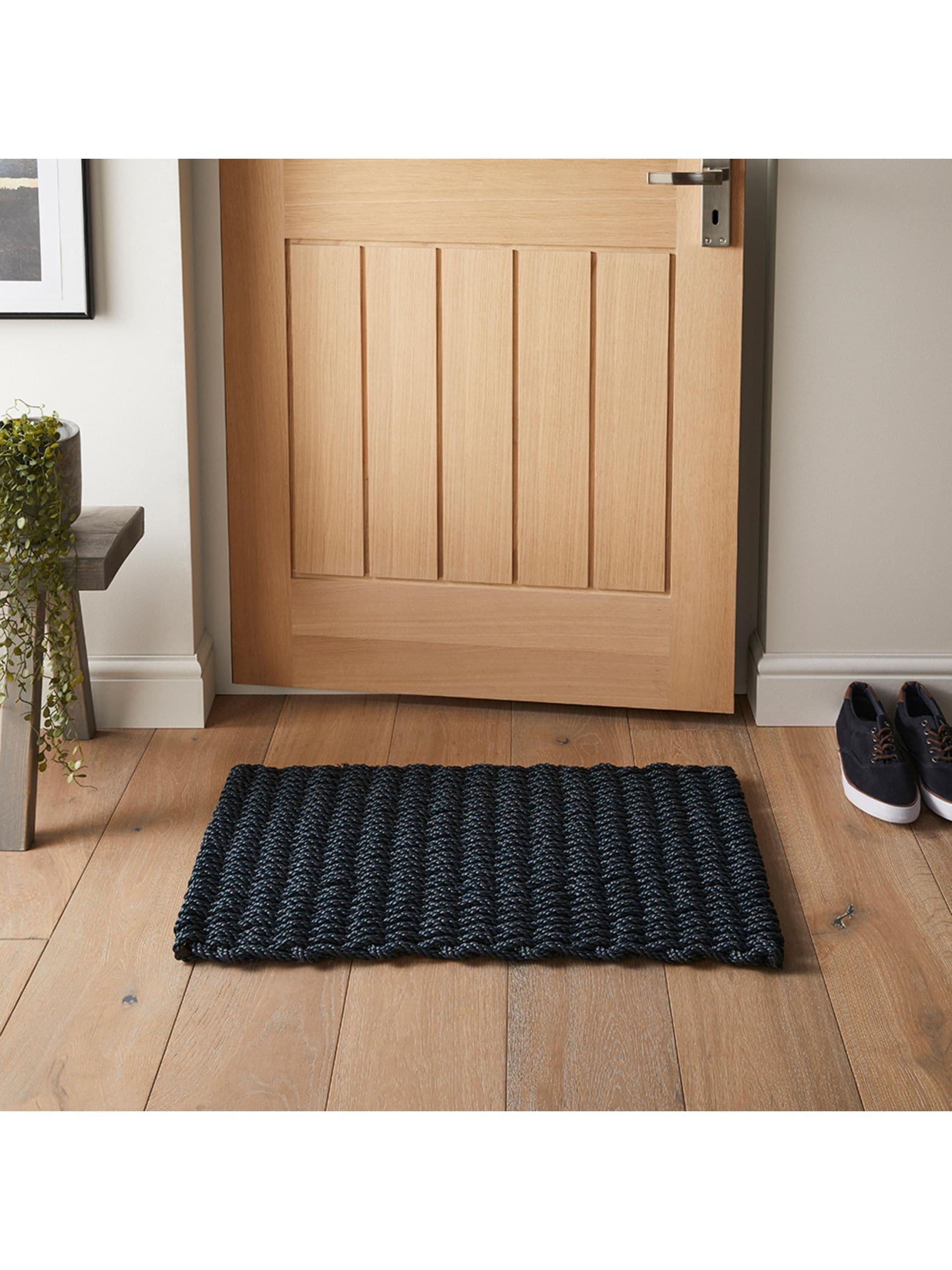 Arthouse Unisex Grey Didsbury Braided Polypropylene Doormat