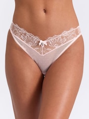 Boux Avenue Pink Amira Lace Briefs - Image 2 of 2
