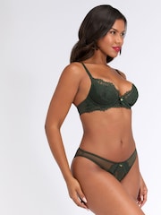 Boux Avenue Green Hattie Lace Briefs - Image 5 of 5