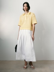 Relaxed Knit Short Sleeve Jumper - Bild 4 von 6