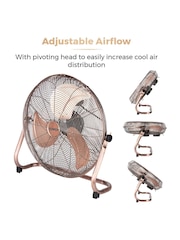 Tower Copper High-Speed Velocity Floor Fan - Image 2 of 8