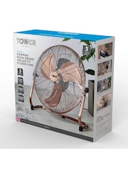Tower Copper High-Speed Velocity Floor Fan - Image 4 of 8