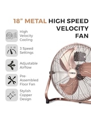 Tower Copper High-Speed Velocity Floor Fan - Image 7 of 8