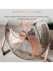 Tower Copper High-Speed Velocity Floor Fan - Image 8 of 8