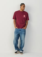 Pink Mexico Spine Relaxed Fit Graphic Print Heavy Weight T-Shirt - Image 3 of 10