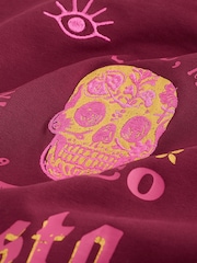 Pink Mexico Spine Relaxed Fit Graphic Print Heavy Weight T-Shirt - Image 9 of 10