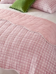 Furn スカラップ中綿入りベッドスプレッド - 画像 2 / 6