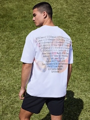 White Foo Fighters Relaxed Fit Band Graphic Print T-Shirt - Image 3 of 4