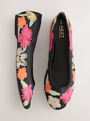 Multi Forever Comfort® Mesh Rafia Ballet Flats - Image 1 of 6