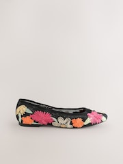 Multi Forever Comfort® Mesh Rafia Ballet Flats - Image 4 of 6