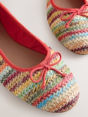 Multi Forever Comfort® Raffia Ballet Flats - Image 10 of 10