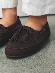Chocolate Brown Forever Comfort® Boat Shoes - Image 6 of 10