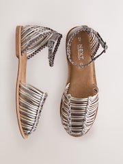Metallic Forever Comfort® Hurache Flats - Image 6 of 10