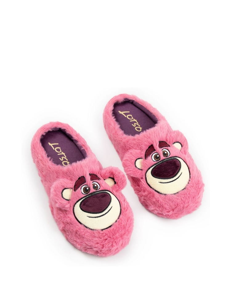 Vanilla Underground Pink Disney Toy Story Lotso Slippers - Image 1 of 6 Vanilla Underground Pink Disney Toy Story Lotso Slippers - Image 1 of 6