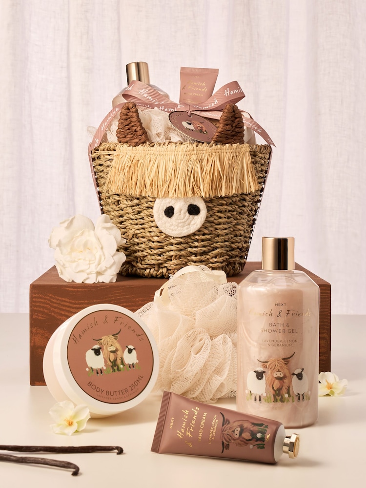 Hamish The Highland Cow Bath and Body Gift Basket - Image 2 of 2 Hamish The Highland Cow Bath and Body Gift Basket - Image 2 of 2