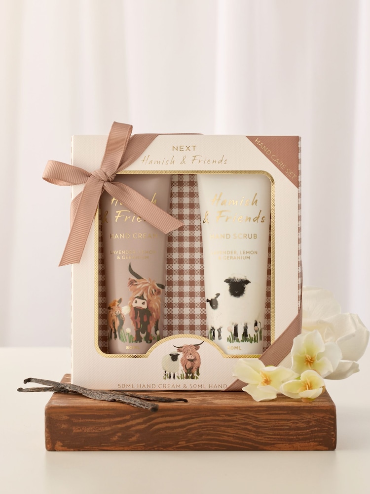 Set of 2 Hamish The Highland Cow Hand Cream and Scrub Gift Set - Image 2 of 4 Set of 2 Hamish The Highland Cow Hand Cream and Scrub Gift Set - Image 2 of 4