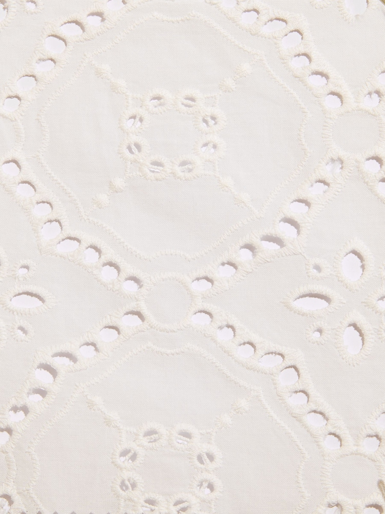 Friends Like These White Broderie Bermuda Shorts - Image 5 of 5