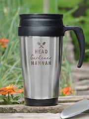 Personalised Head Gardener Travel Mug by PMC - Image 1 of 3